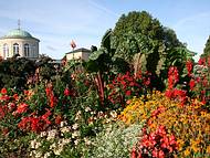 Berggarten: Schmuckhof im Sommer, Fotograf: Herrenhäuser Gärten © Herrenhäuser Gärten