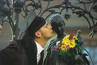 Tradition in Göttingen: Der Doktorkuss © Göttingen Tourismus e.V.